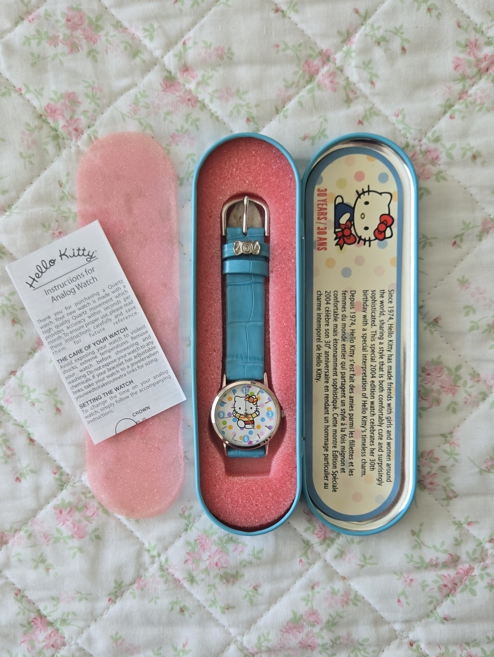 Hello kitty 30 years analog watch